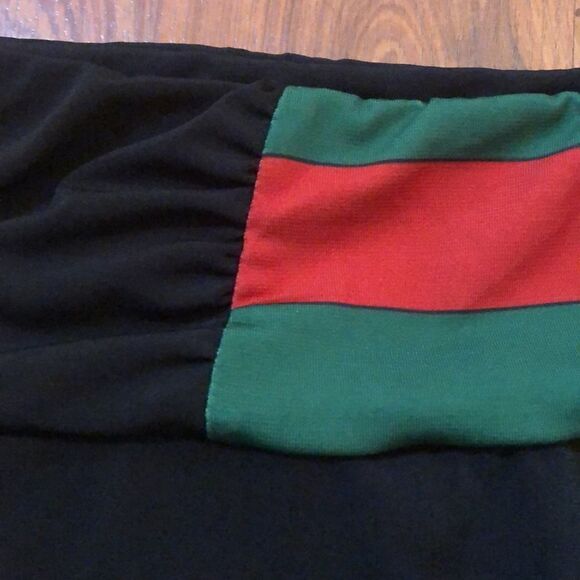 NWT Boutique Oh My Bod Black skort Striped trim - Picture 7 of 8